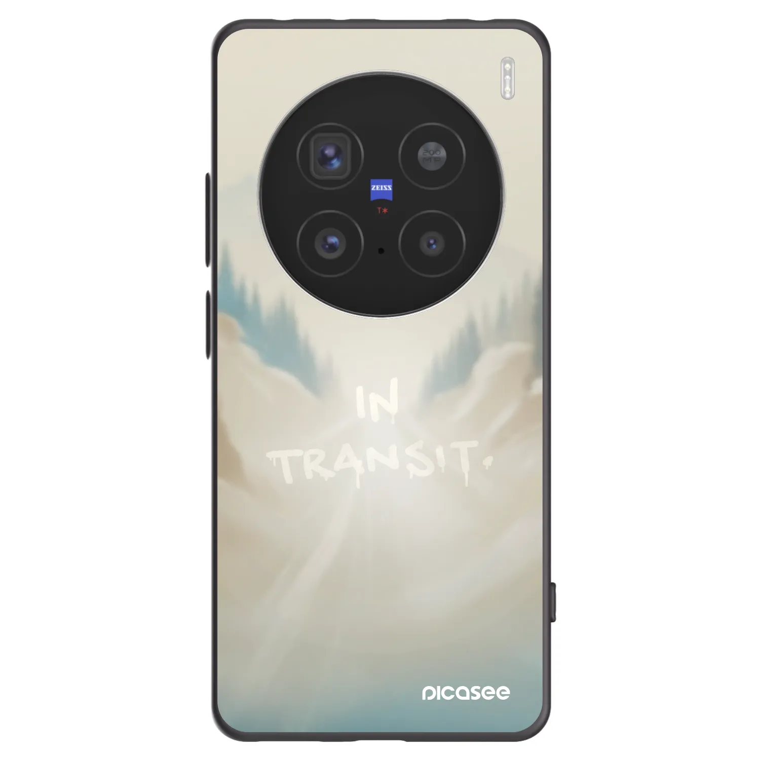 Picasee Vivo X200 Pro Hülle - Schwarzes Silikon - IN TRANSIT