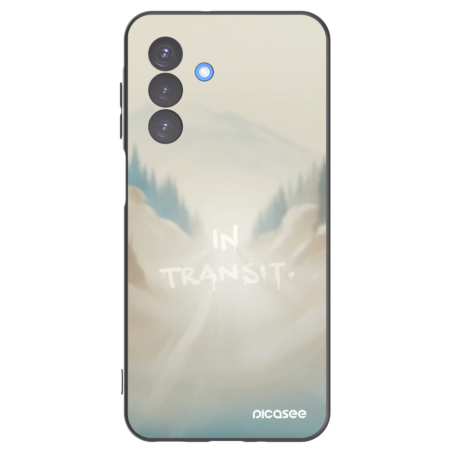 Picasee Samsung Galaxy A17 5G Hülle - Schwarzes Silikon - IN TRANSIT
