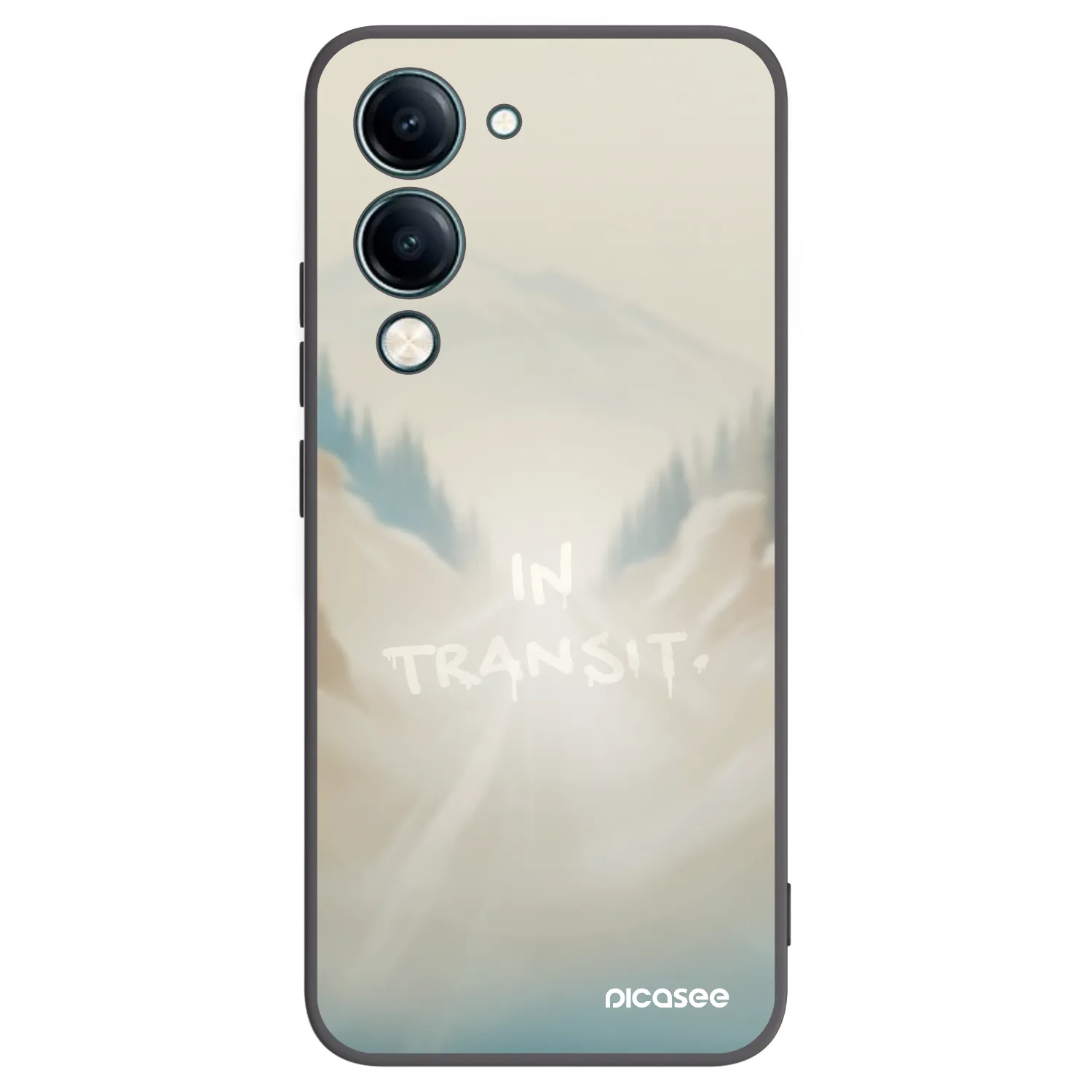 Picasee Vivo Y29s 5G Hülle - Schwarzes Silikon - IN TRANSIT
