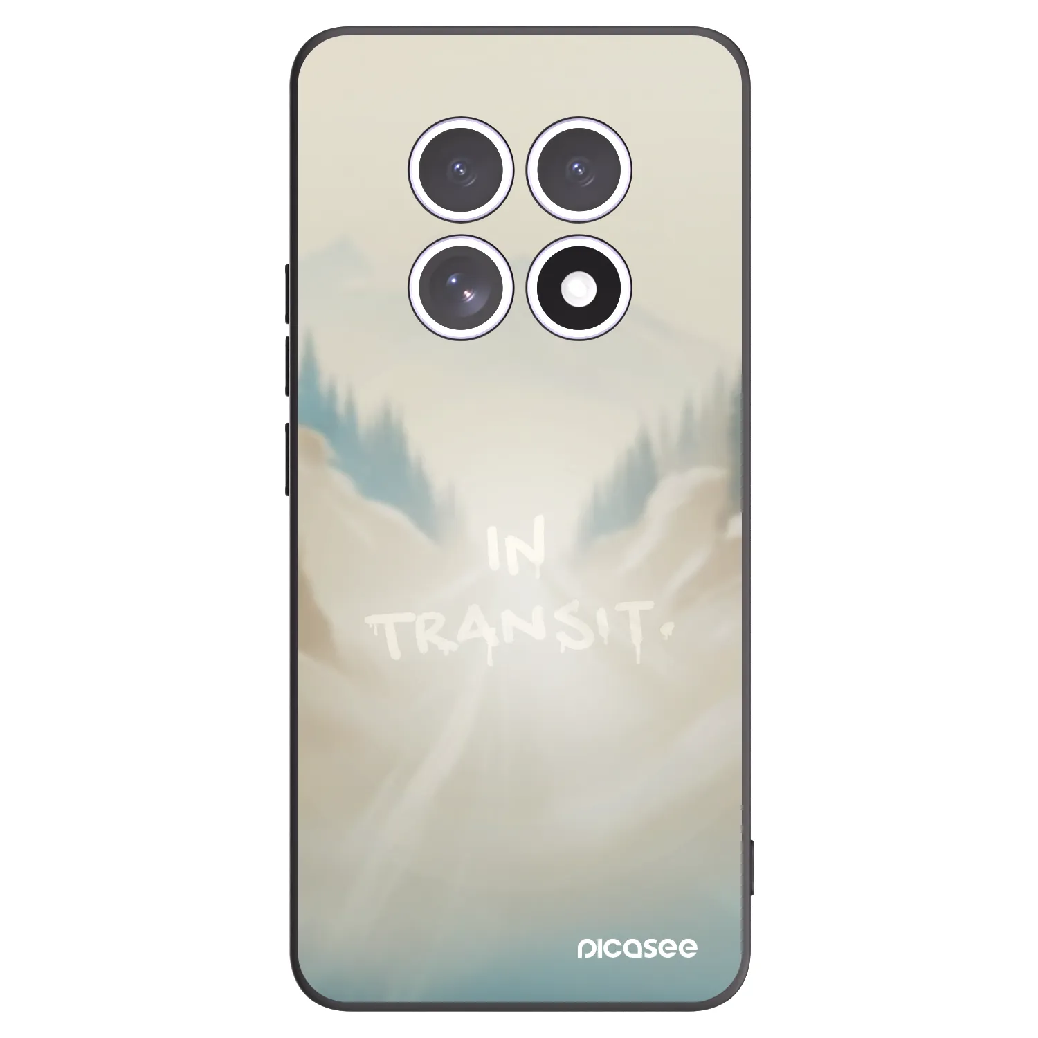 Picasee Xiaomi Redmi Note 15 Hülle - Schwarzes Silikon - IN TRANSIT