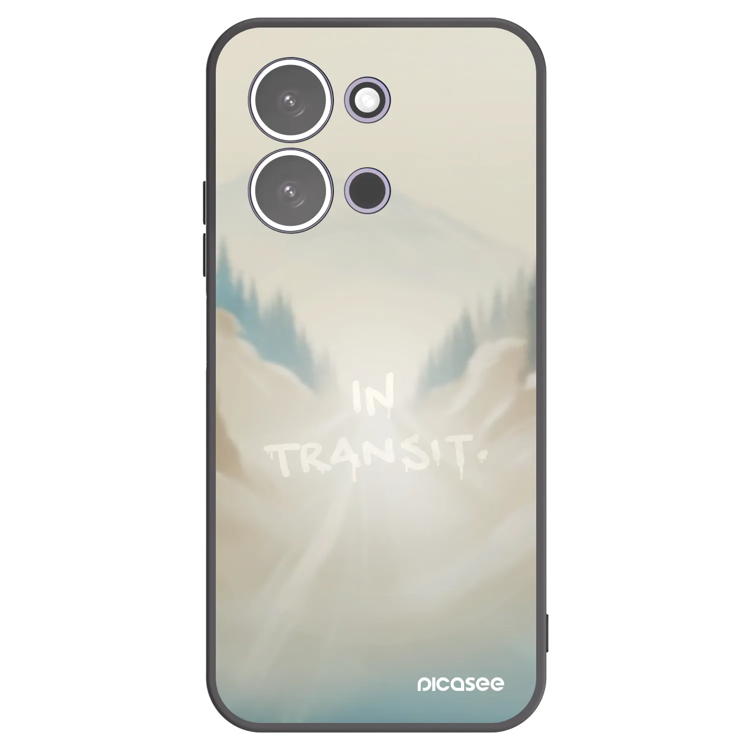 Picasee Xiaomi Redmi 15C 5G Hülle - Schwarzes Silikon - IN TRANSIT