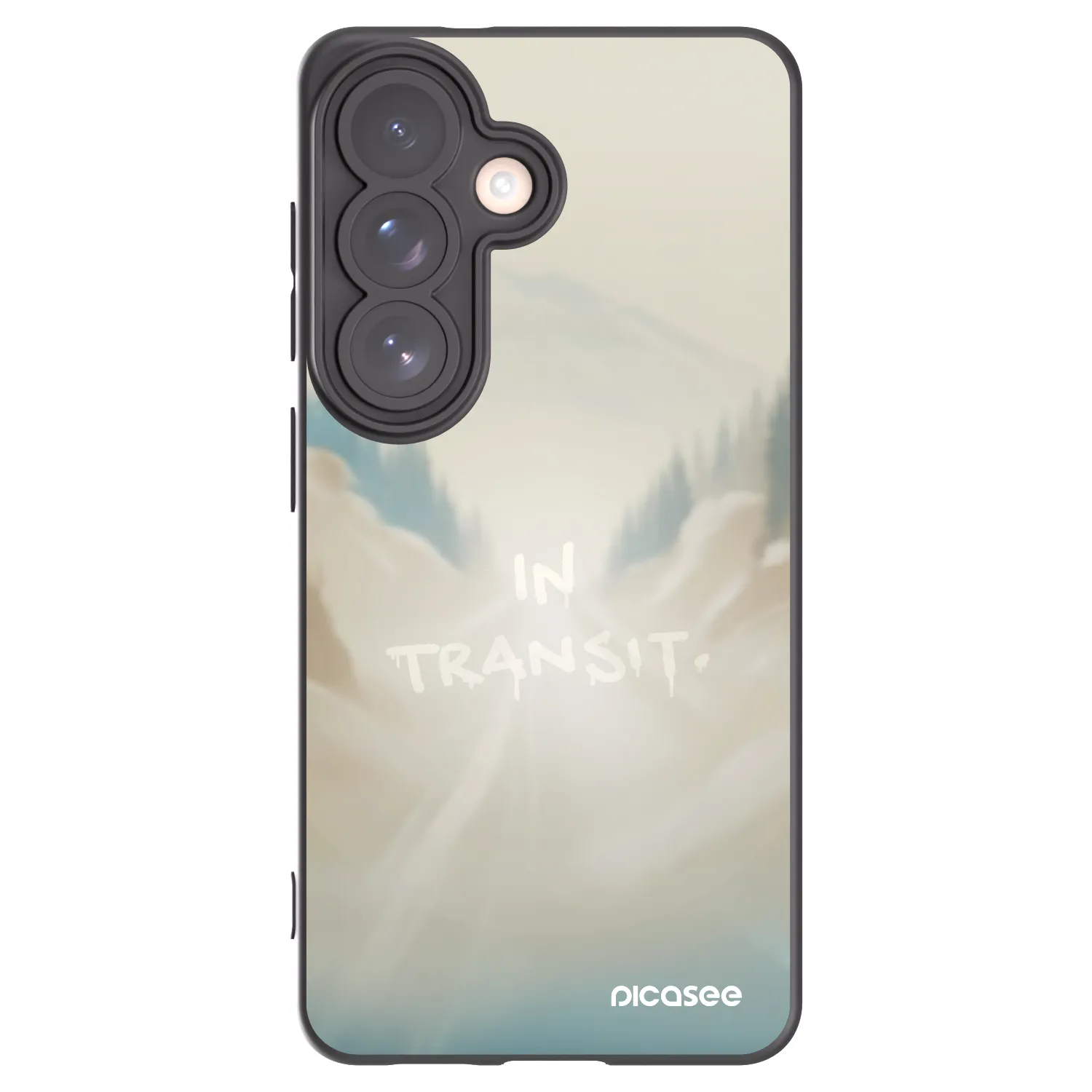 Picasee Samsung Galaxy S26 Hülle - Schwarzes Silikon - IN TRANSIT