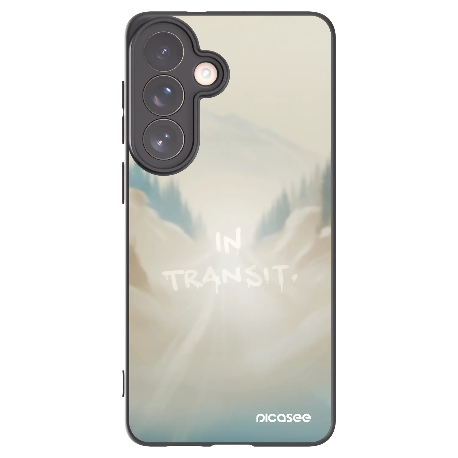 Picasee Samsung Galaxy S26+ Hülle - Schwarzes Silikon - IN TRANSIT