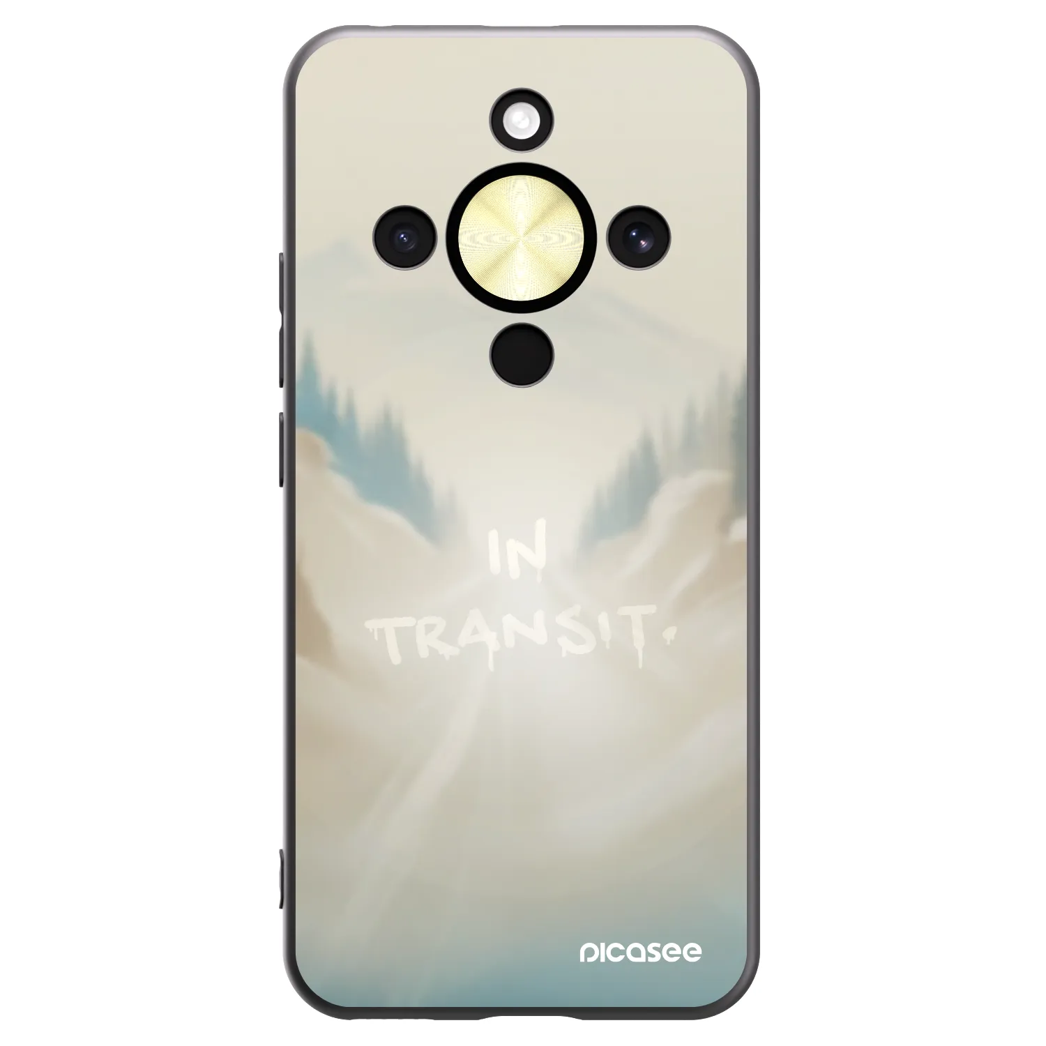 Picasee Honor Magic8 Lite 5G Hülle - Schwarzes Silikon - IN TRANSIT