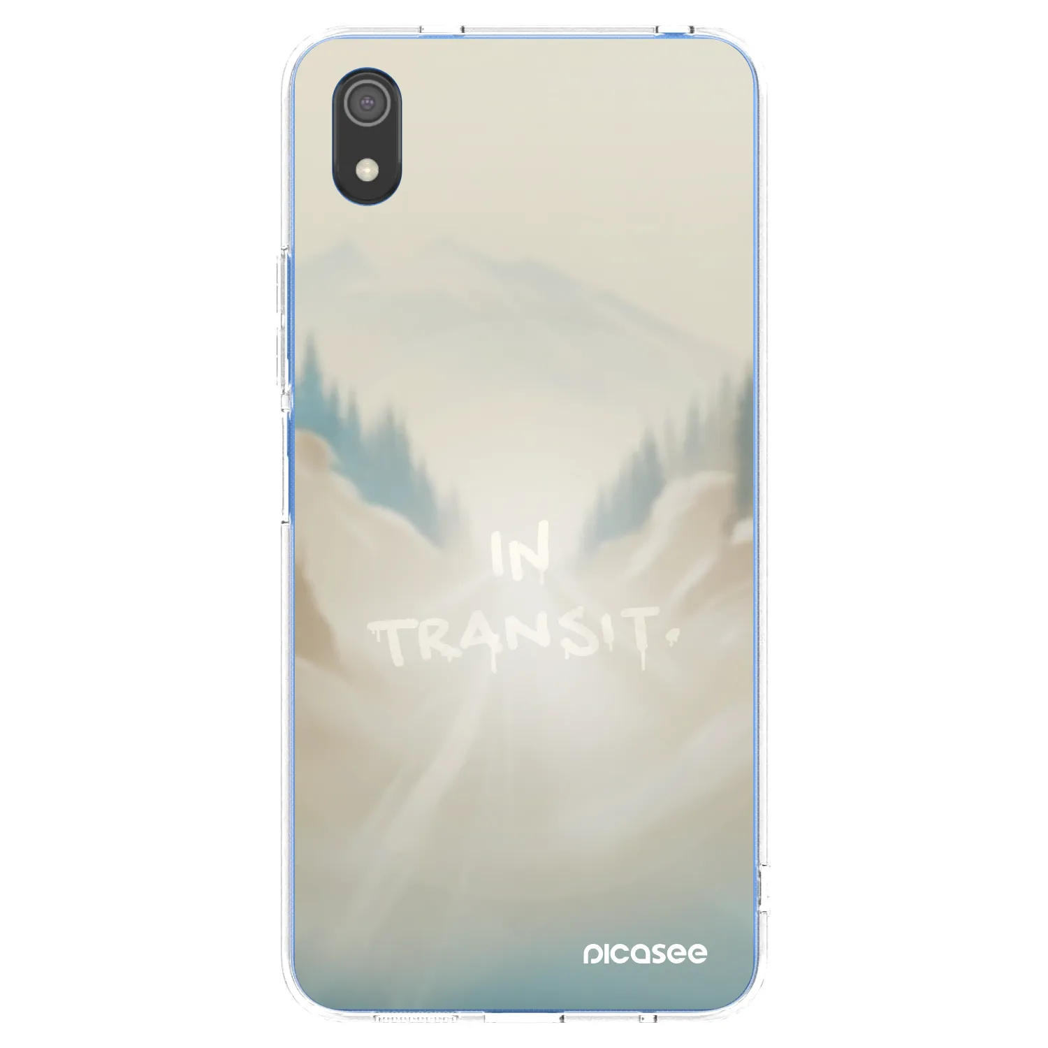 Picasee Xiaomi Redmi 7A Hülle - Transparentes Silikon - IN TRANSIT