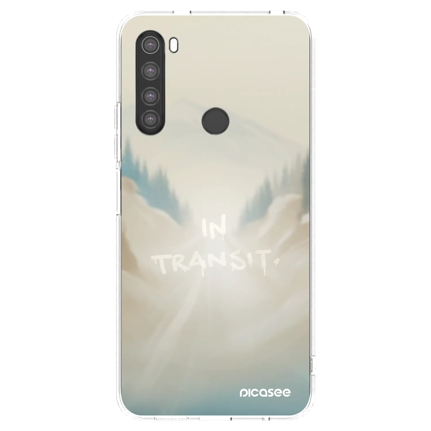 Picasee Xiaomi Redmi Note 8 Hülle - Transparentes Silikon - IN TRANSIT