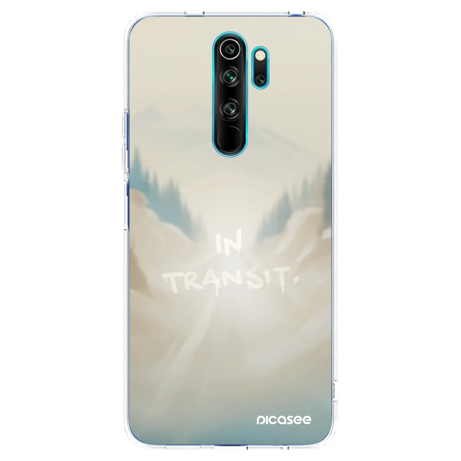 Picasee Xiaomi Redmi Note 8 Pro Hülle - Transparentes Silikon - IN TRANSIT