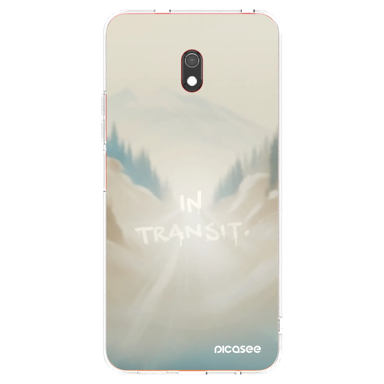 Picasee Xiaomi Redmi 8A Hülle - Transparentes Silikon - IN TRANSIT