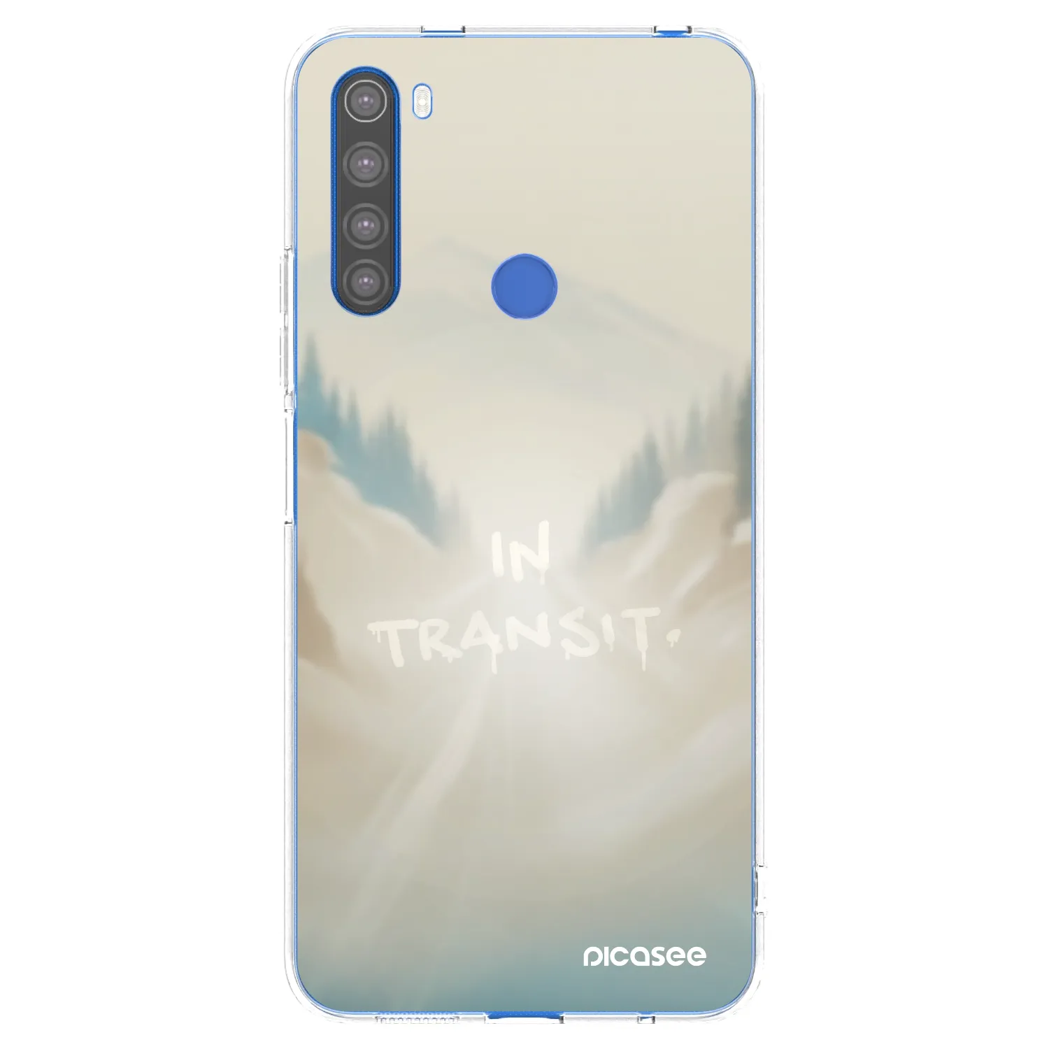 Picasee Xiaomi Redmi Note 8T Hülle - Transparentes Silikon - IN TRANSIT