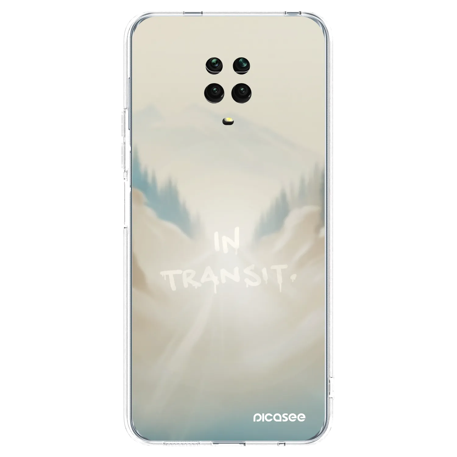 Picasee Xiaomi Redmi Note 9 Pro Hülle - Transparentes Silikon - IN TRANSIT