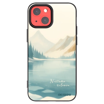 Picasee Apple iPhone 13 mini Hülle - Schwarzes Silikon - NOTHERN SILENCE