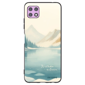 Picasee Samsung Galaxy A22 A226B 5G Hülle - Schwarzes Silikon - NOTHERN SILENCE