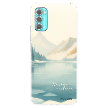 Picasee Motorola Moto G60 Hülle - Transparentes Silikon - NOTHERN SILENCE