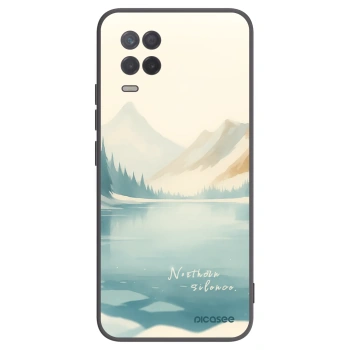 Picasee Realme 8 5G Hülle - Schwarzes Silikon - NOTHERN SILENCE