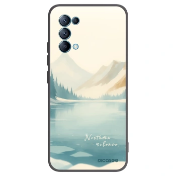 Picasee OPPO A16s Hülle - Schwarzes Silikon - NOTHERN SILENCE