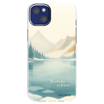 Picasee Apple iPhone 14 Plus Hülle - Transparentes Silikon - NOTHERN SILENCE
