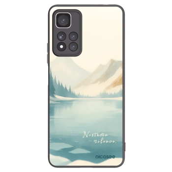 Picasee Xiaomi Redmi Note 11 Pro+ 5G Hülle - Schwarzes Silikon - NOTHERN SILENCE