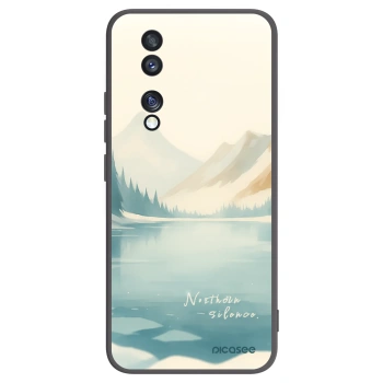 Picasee Honor 70 Hülle - Schwarzes Silikon - NOTHERN SILENCE