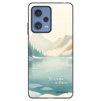 Picasee Xiaomi Redmi Note 12 Pro 5G Hülle - Schwarzes Silikon - NOTHERN SILENCE