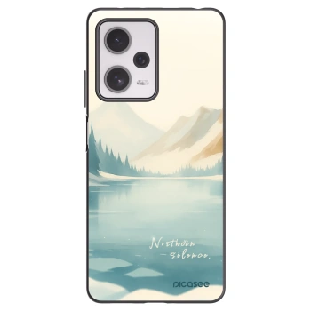 Picasee Xiaomi Redmi Note 12 Pro+ 5G Hülle - Schwarzes Silikon - NOTHERN SILENCE