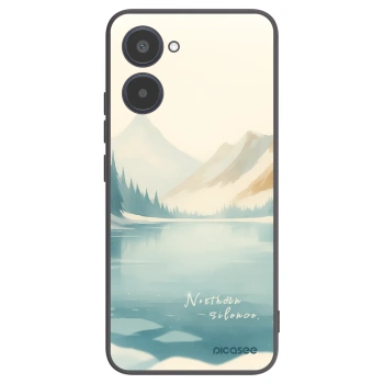 Picasee Realme 10 4G Hülle - Schwarzes Silikon - NOTHERN SILENCE