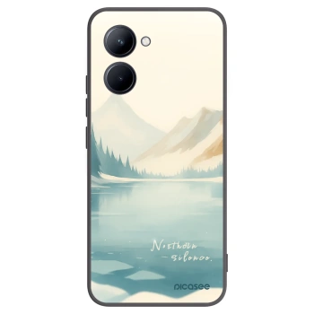 Picasee Realme C33 (2023) Hülle - Schwarzes Silikon - NOTHERN SILENCE