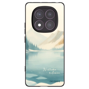 Picasee Xiaomi Redmi Note 14 Pro 4G Hülle - Schwarzes Silikon - NOTHERN SILENCE