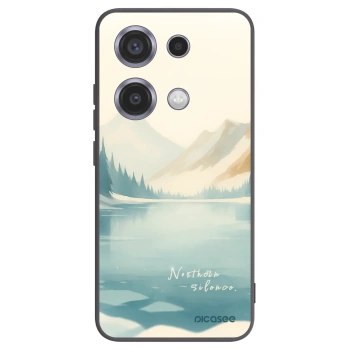 Picasee Xiaomi Redmi Note 14S Hülle - Schwarzes Silikon - NOTHERN SILENCE