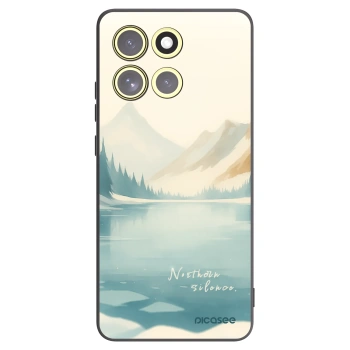 Picasee Motorola Moto G86 Power 5G Hülle - Schwarzes Silikon - NOTHERN SILENCE