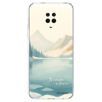 Picasee Xiaomi Redmi Note 9 Pro Hülle - Transparentes Silikon - NOTHERN SILENCE