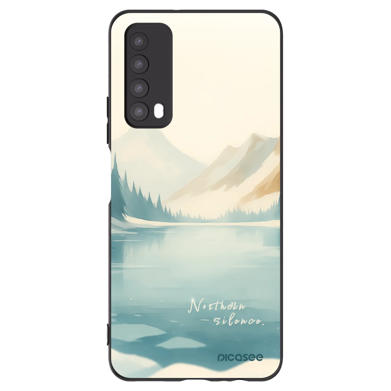 Picasee Huawei P Smart 2021 Hülle - Schwarzes Silikon - NOTHERN SILENCE