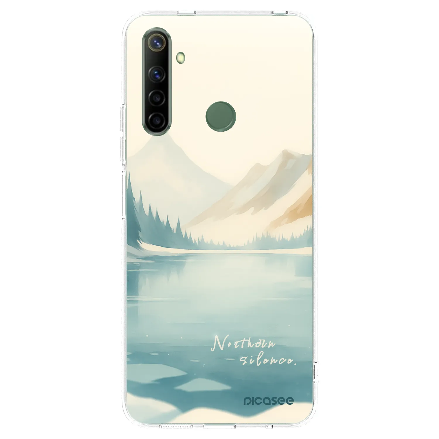 Picasee Realme 5 Hülle - Transparentes Silikon - NOTHERN SILENCE