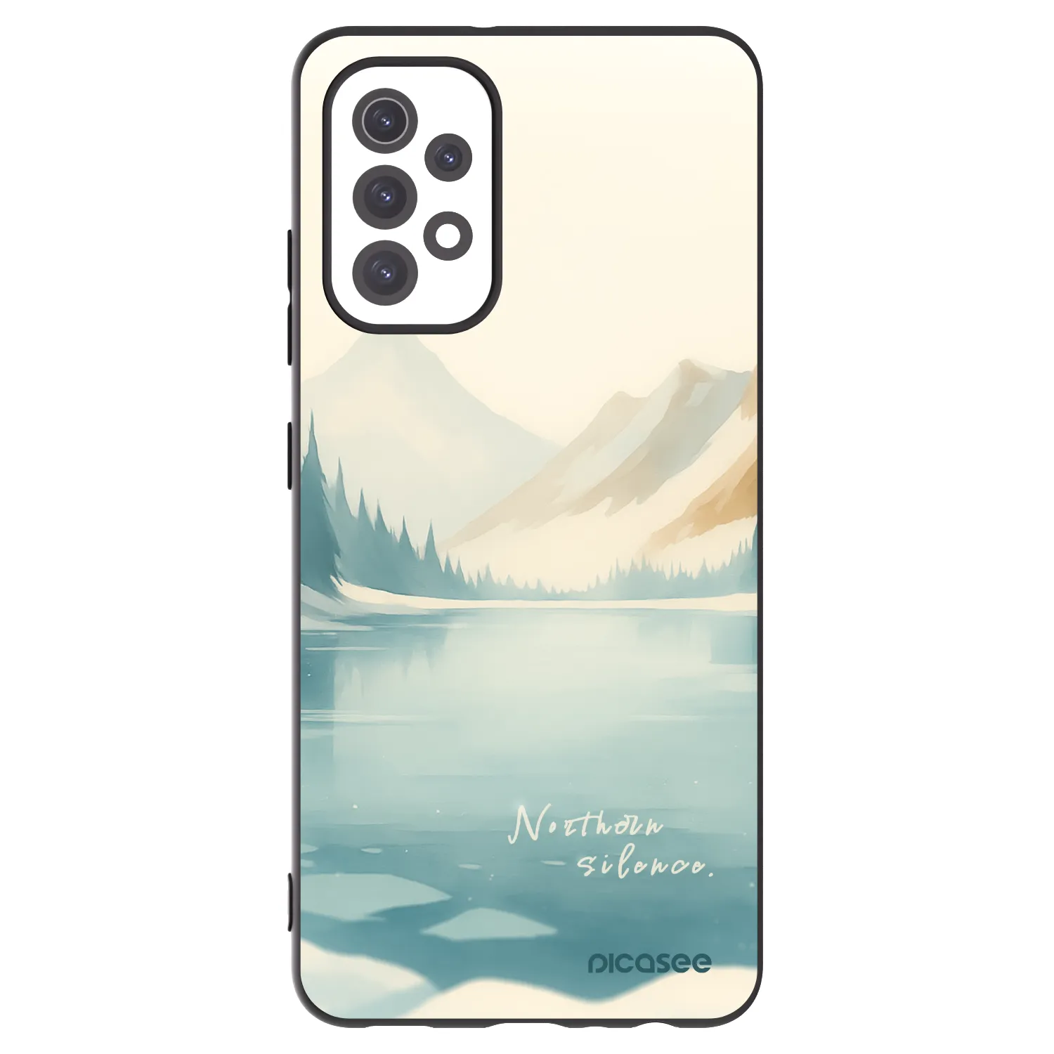 Picasee Samsung Galaxy A32 5G A326B Hülle - Schwarzes Silikon - NOTHERN SILENCE