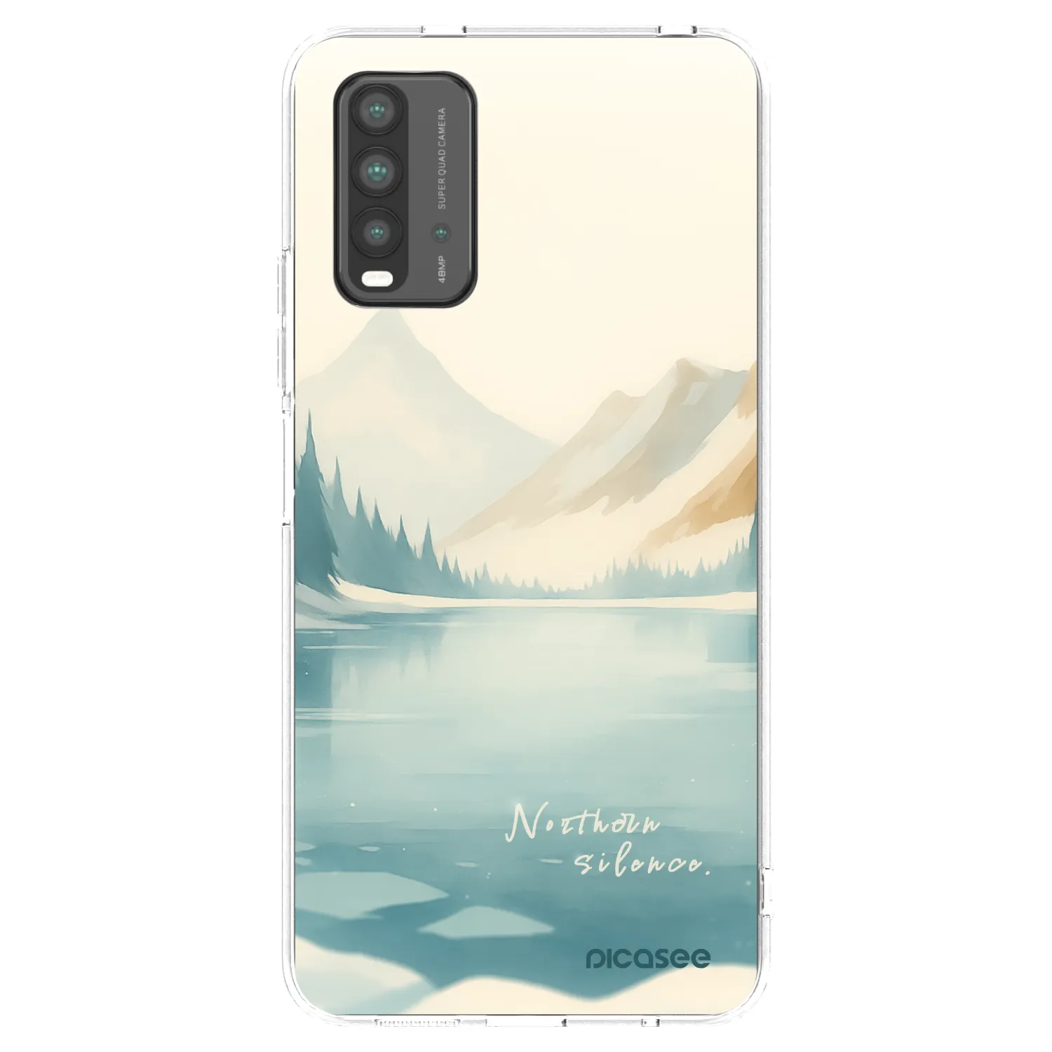 Picasee Xiaomi Redmi 9T Hülle - Transparentes Silikon - NOTHERN SILENCE
