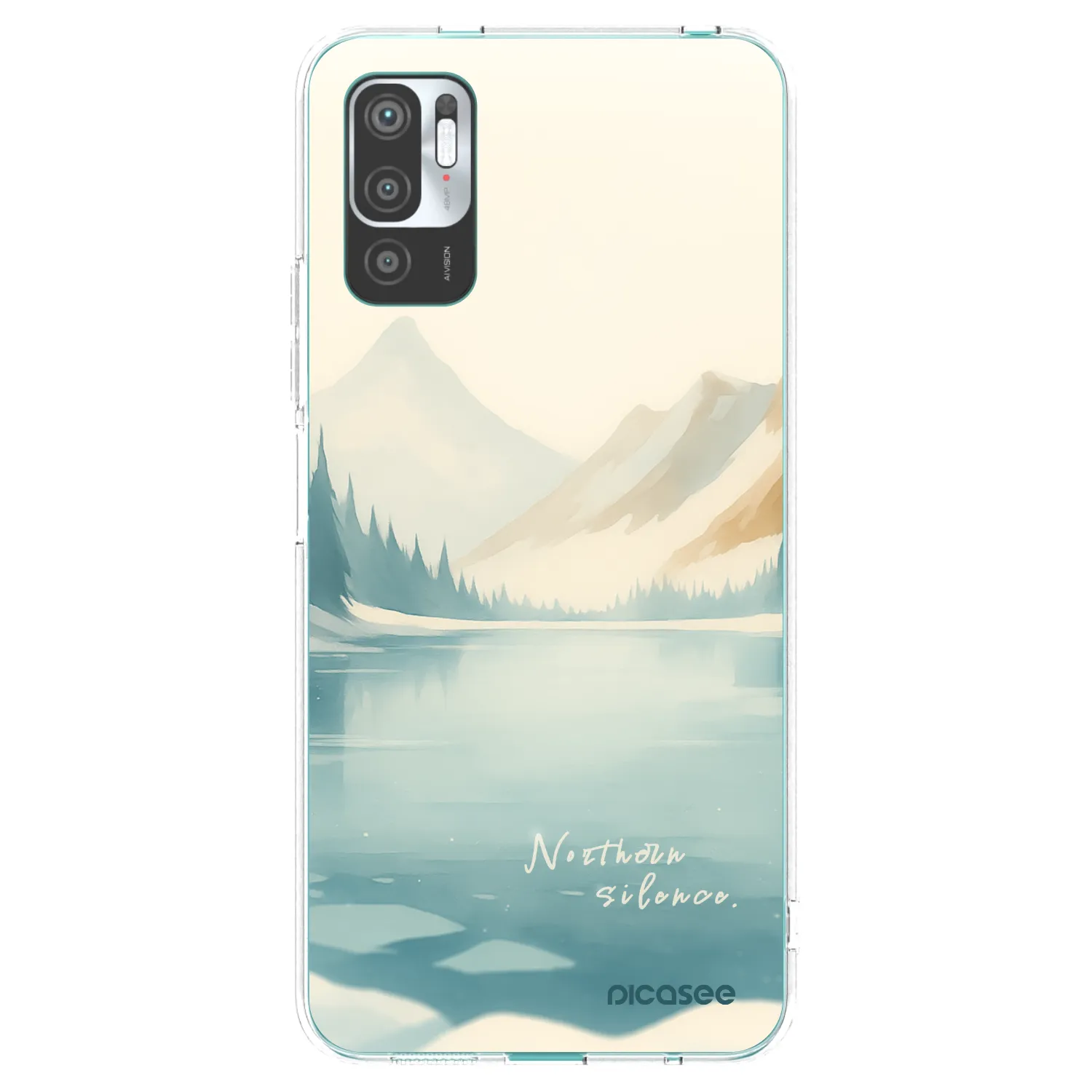 Picasee Xiaomi Redmi Note 10 5G Hülle - Transparentes Silikon - NOTHERN SILENCE