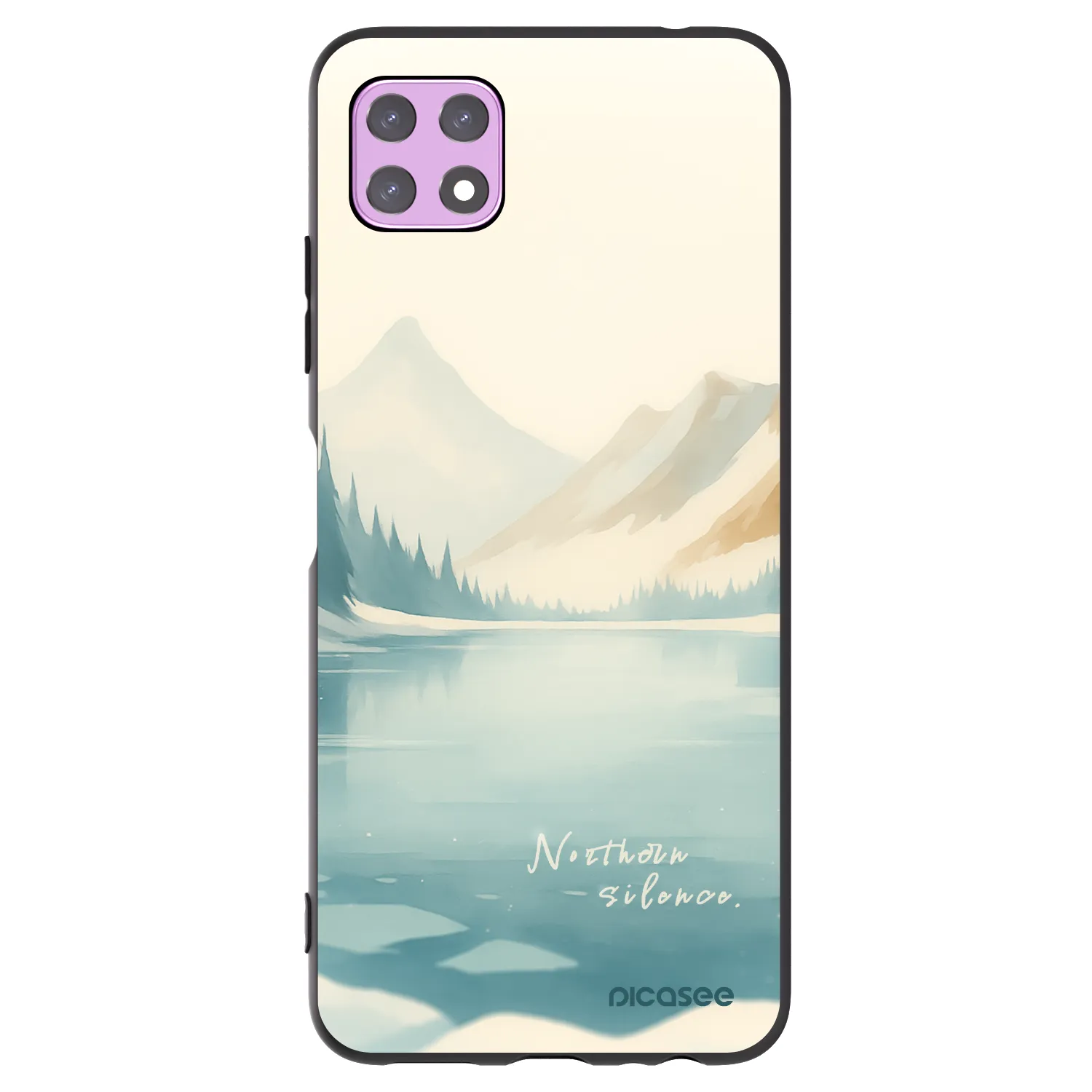 Picasee Samsung Galaxy A22 A226B 5G Hülle - Schwarzes Silikon - NOTHERN SILENCE