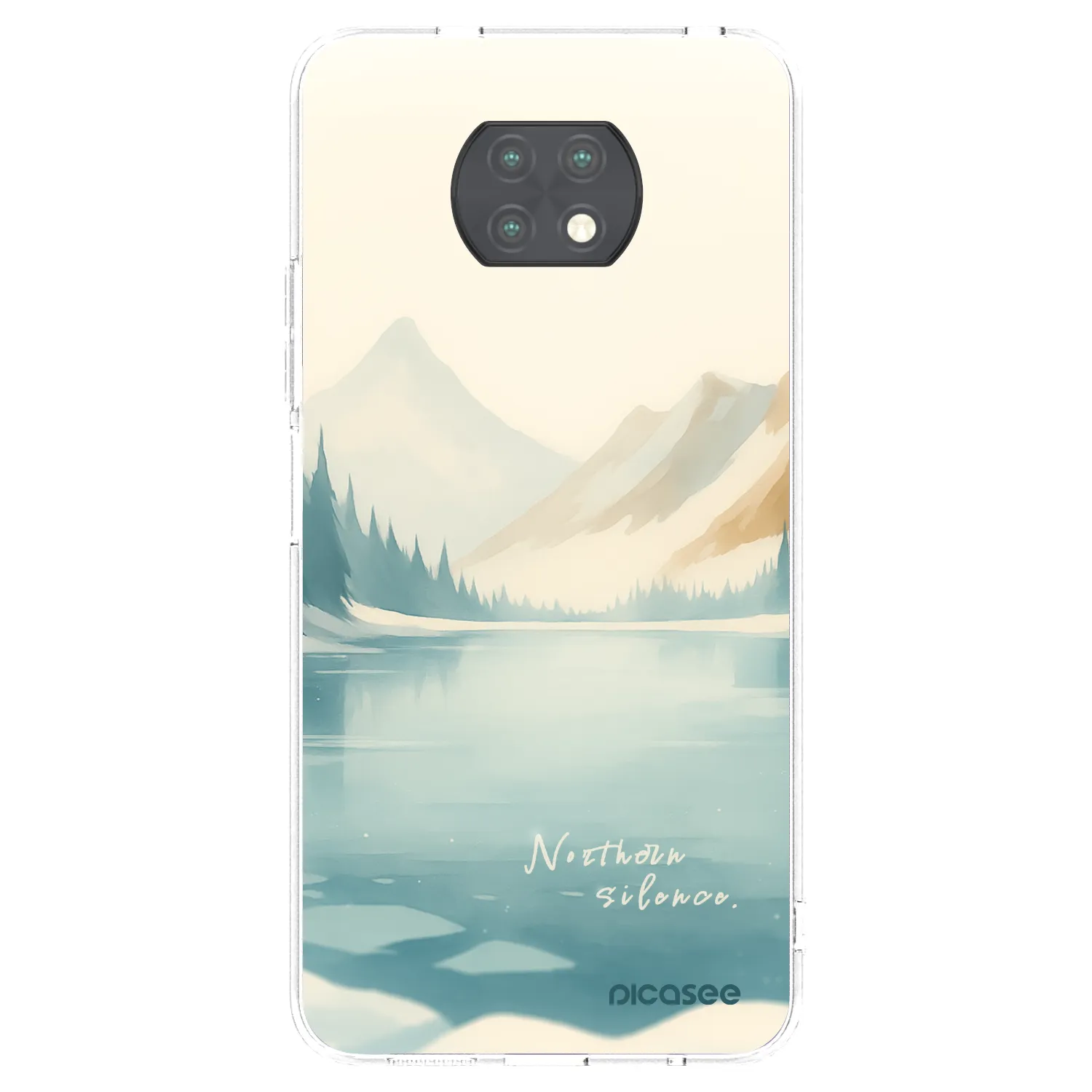 Picasee Xiaomi Redmi Note 9T Hülle - Transparentes Silikon - NOTHERN SILENCE