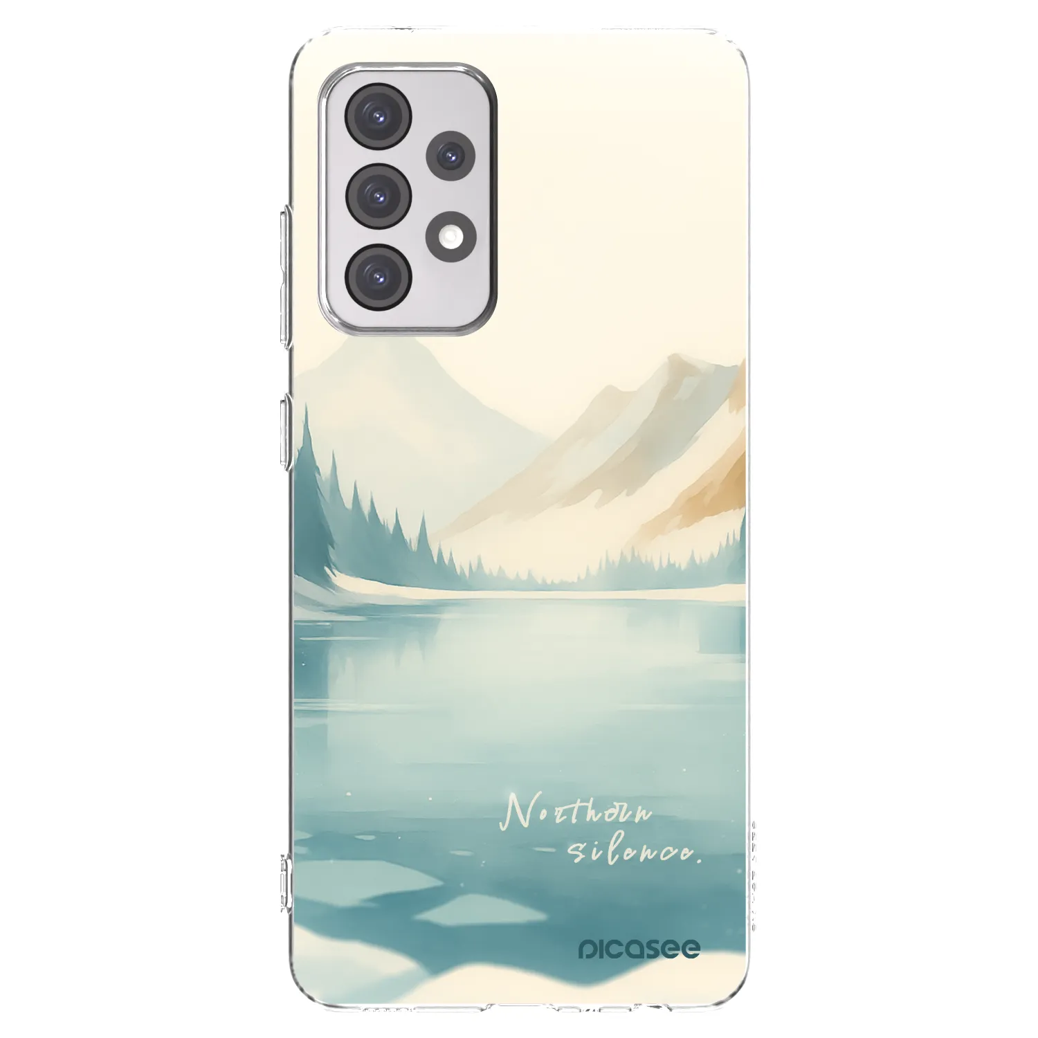 Picasee Samsung Galaxy A52s 5G A528B Hülle - Transparentes Silikon - NOTHERN SILENCE
