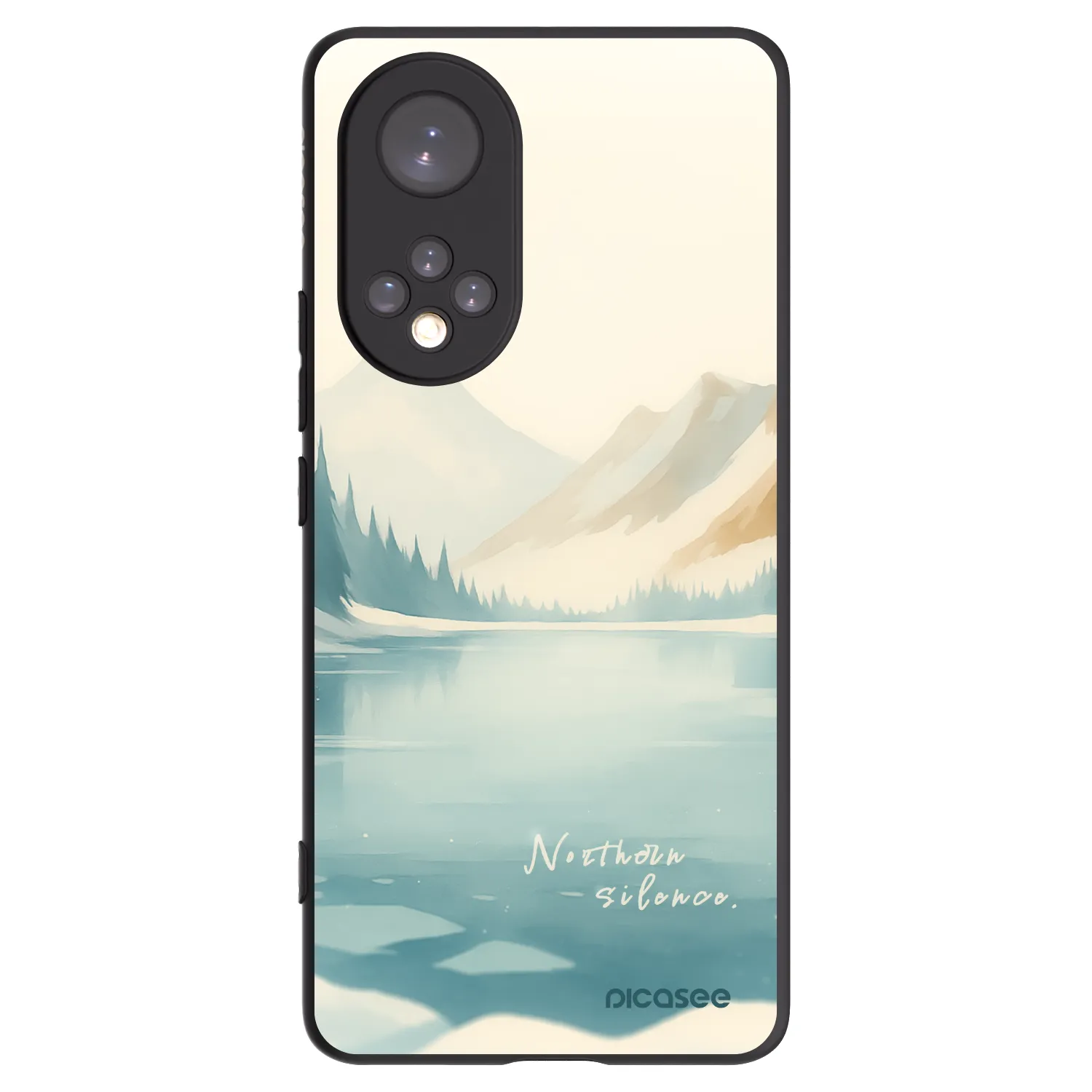 Picasee Honor 50 5G Hülle - Schwarzes Silikon - NOTHERN SILENCE