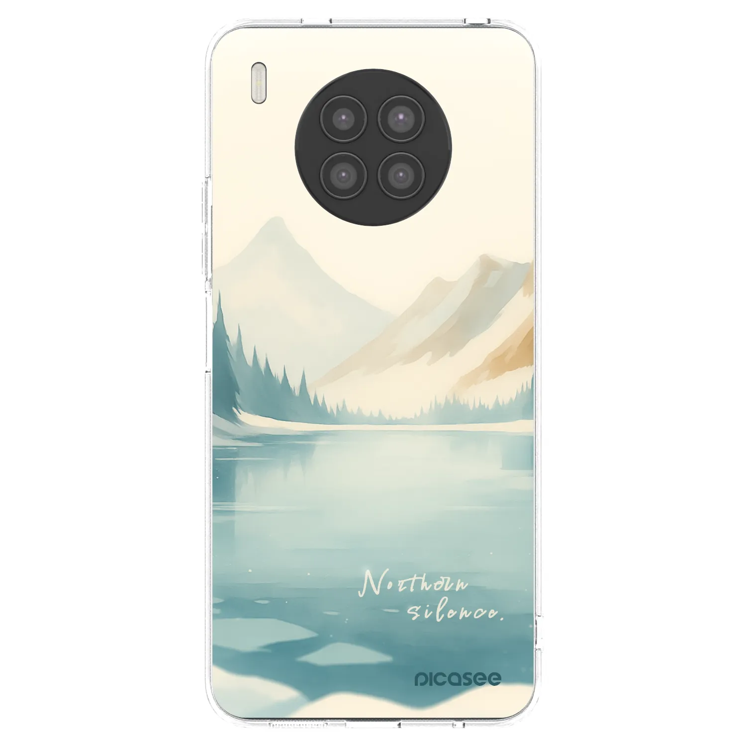 Picasee Huawei Nova 8i Hülle - Transparentes Silikon - NOTHERN SILENCE
