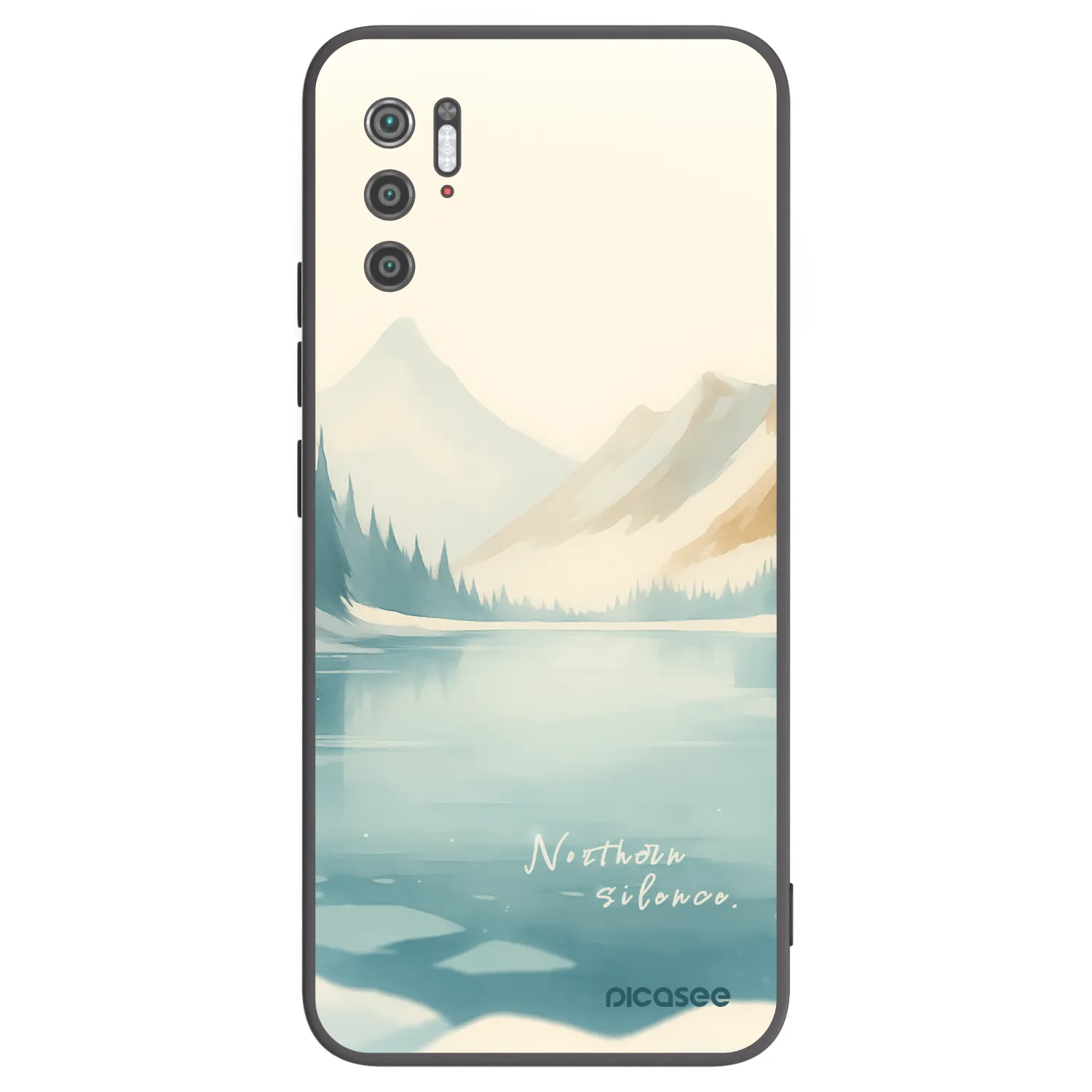 Picasee Xiaomi Poco M3 Pro 5G Hülle - Schwarzes Silikon - NOTHERN SILENCE