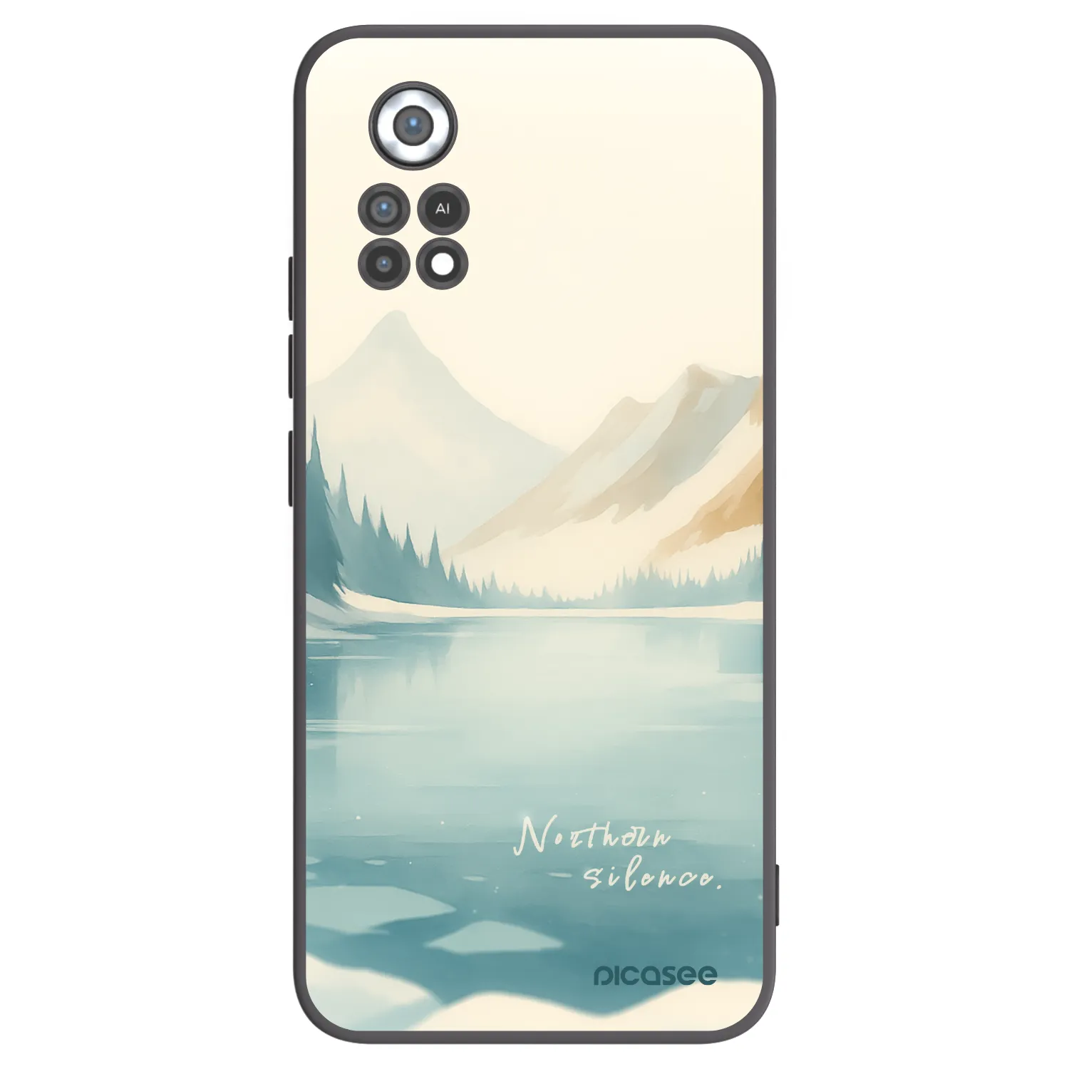 Picasee Xiaomi Poco X4 Pro 5G Hülle - Schwarzes Silikon - NOTHERN SILENCE