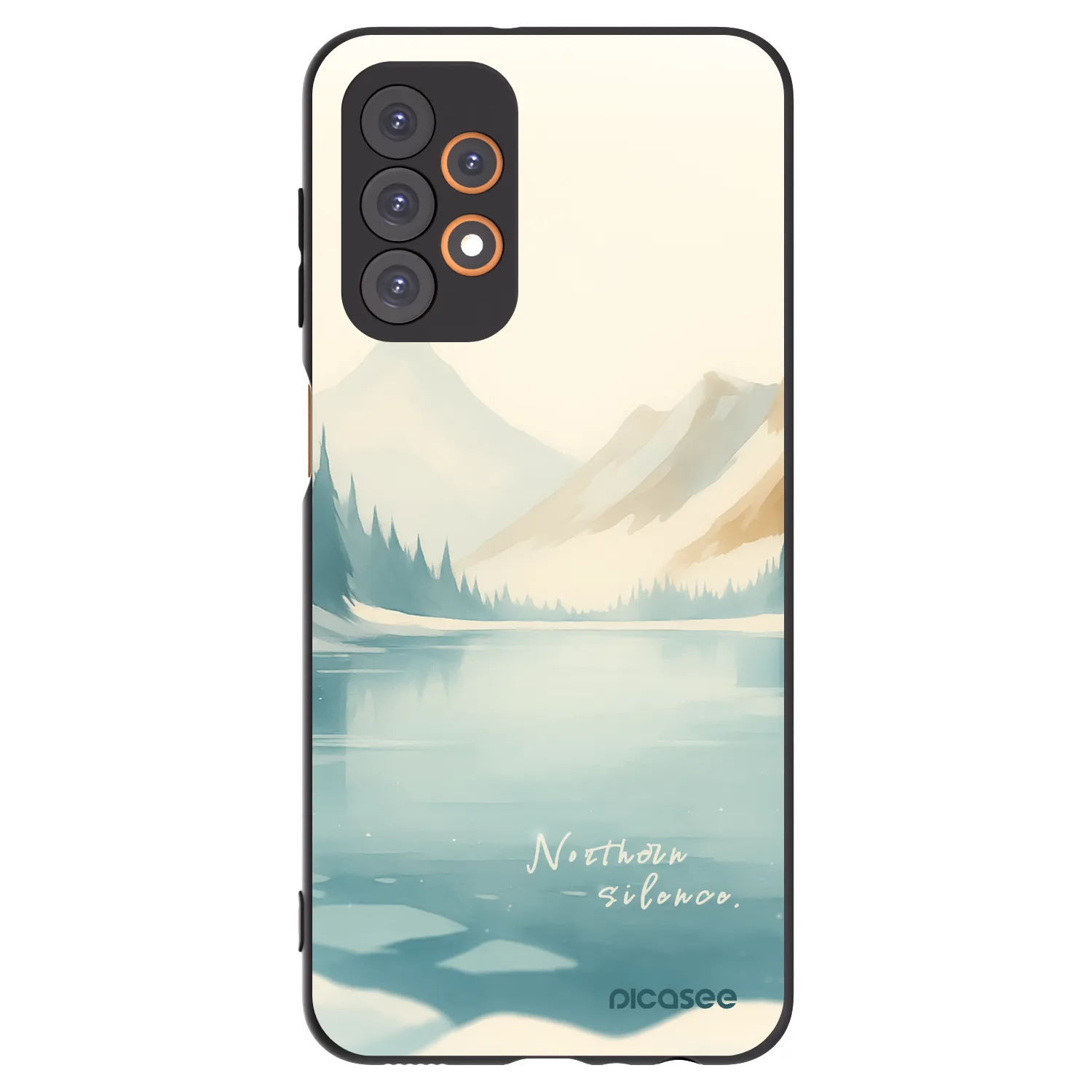 Picasee Samsung Galaxy A23 A236B 5G Hülle - Schwarzes Silikon - NOTHERN SILENCE