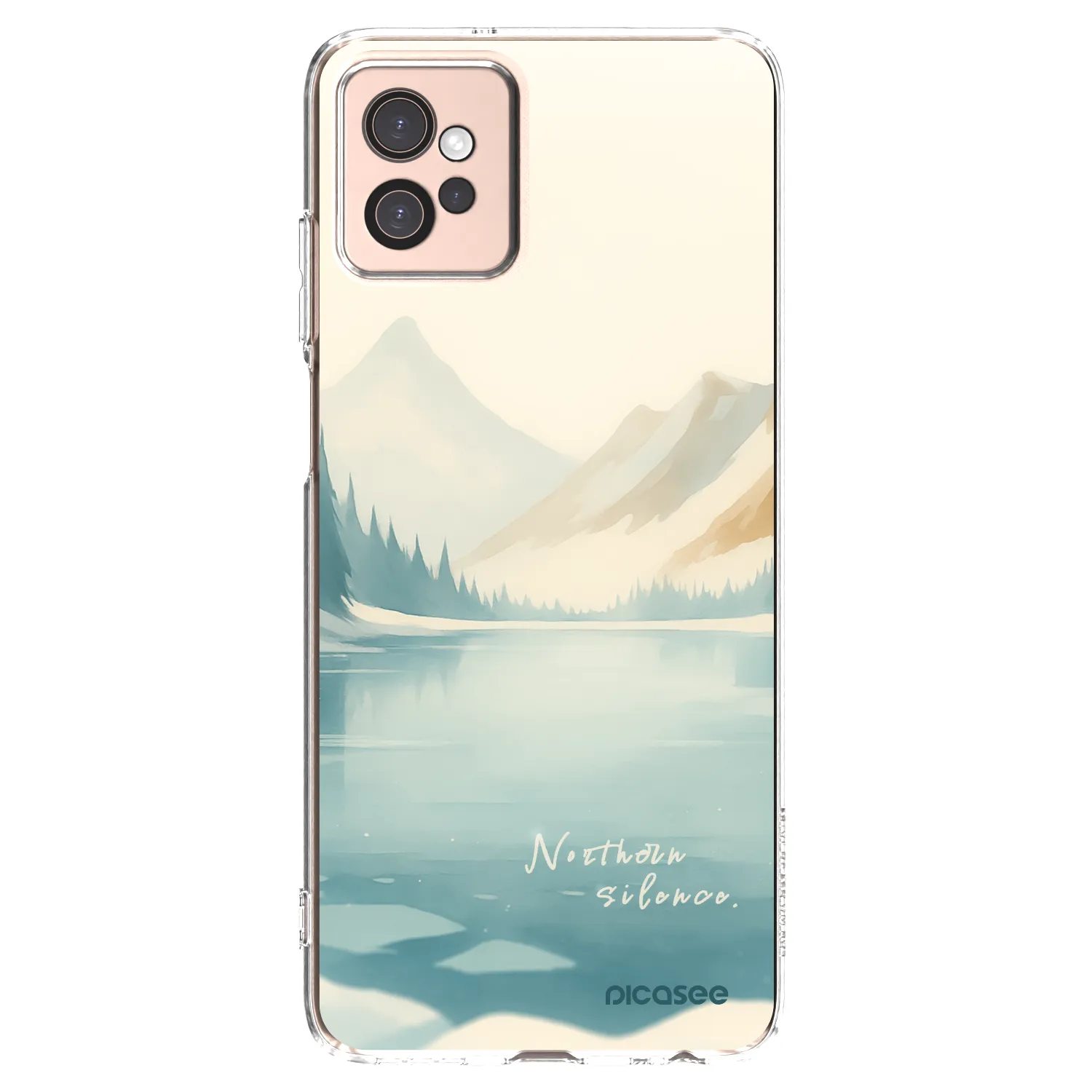 Picasee Motorola Moto G32 Hülle - Transparentes Silikon - NOTHERN SILENCE