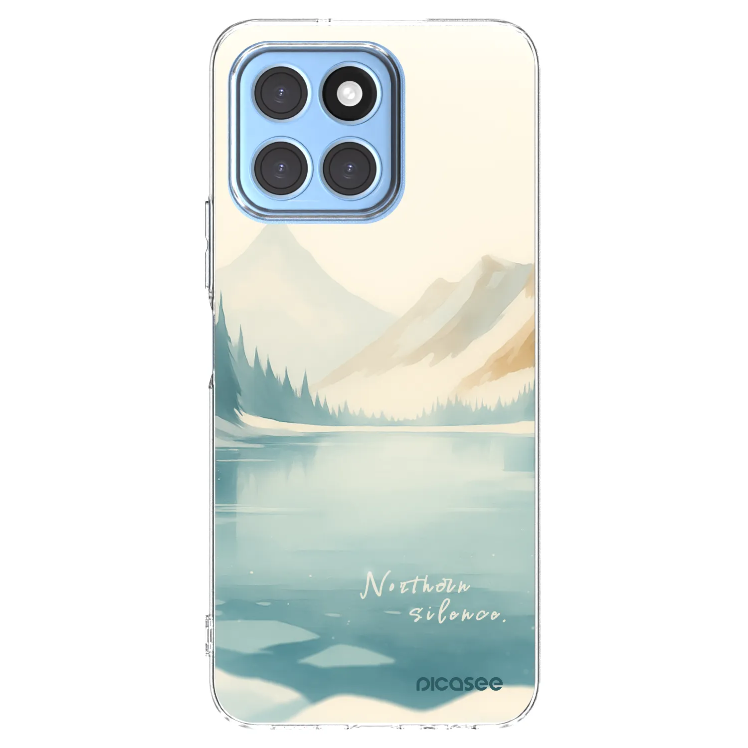 Picasee Honor X8 5G Hülle - Transparentes Silikon - NOTHERN SILENCE