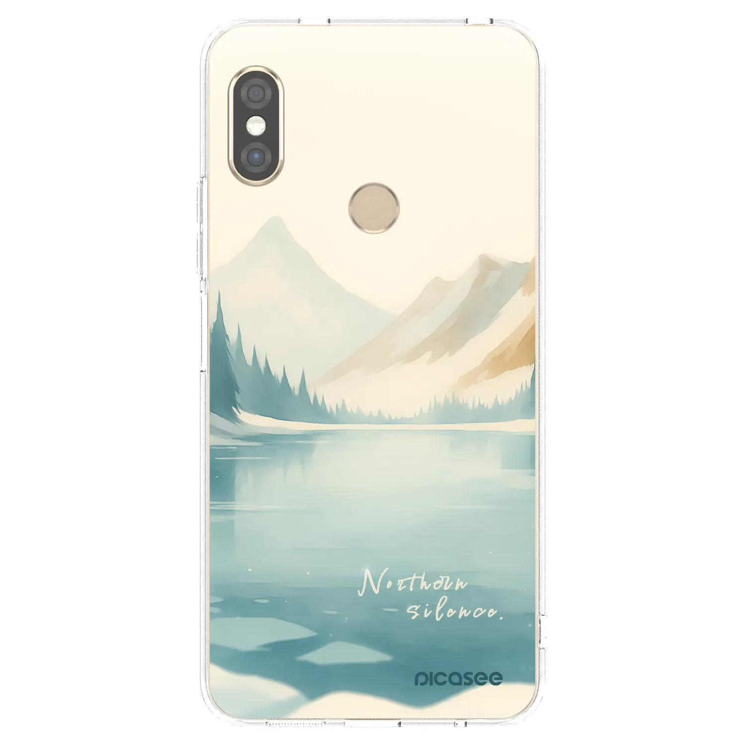 Picasee Xiaomi Redmi Note 5 Global Hülle - Transparentes Silikon - NOTHERN SILENCE