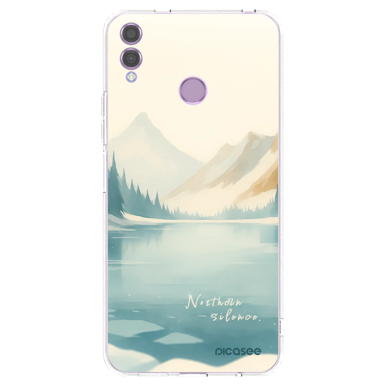 Picasee Honor 8X Hülle - Transparentes Silikon - NOTHERN SILENCE