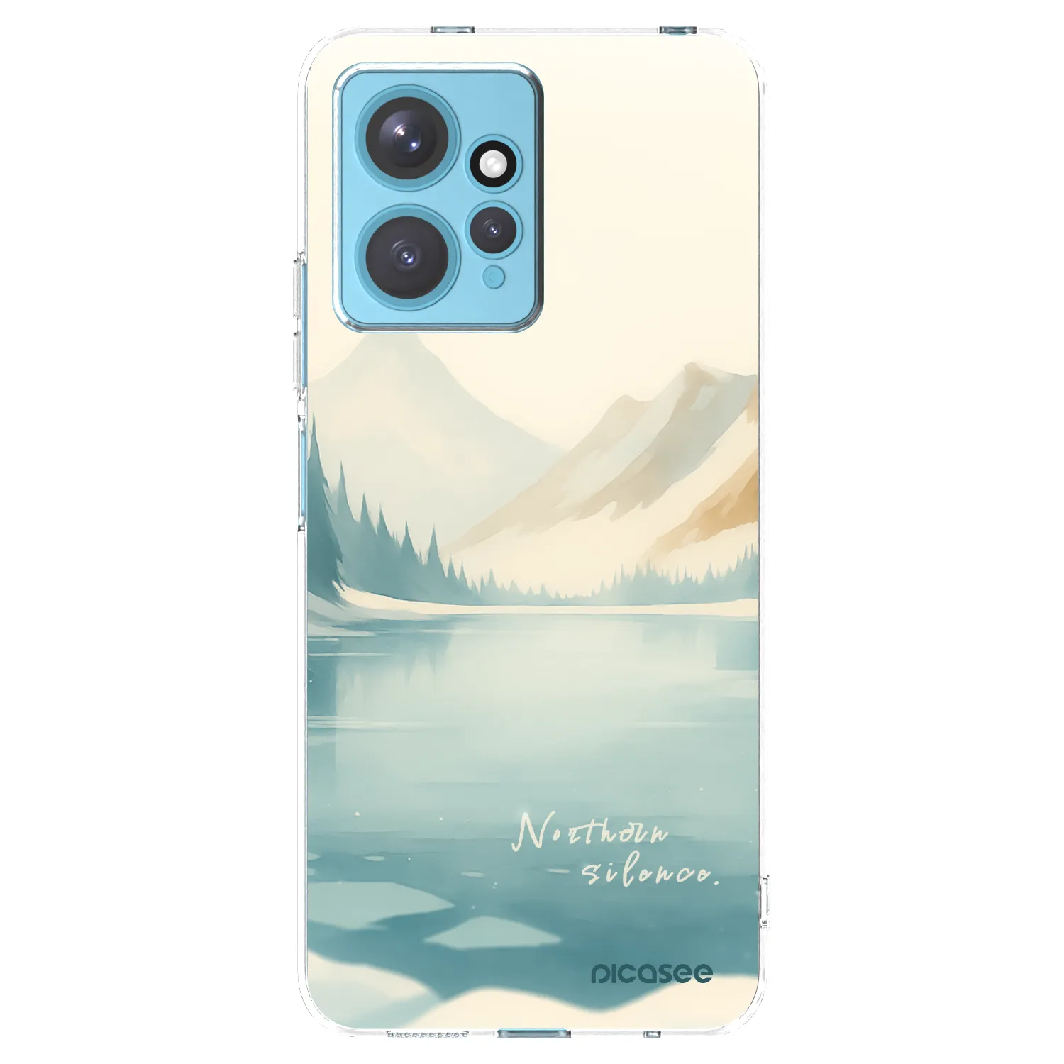 Picasee Xiaomi Redmi Note 12 4G Hülle - Transparentes Silikon - NOTHERN SILENCE