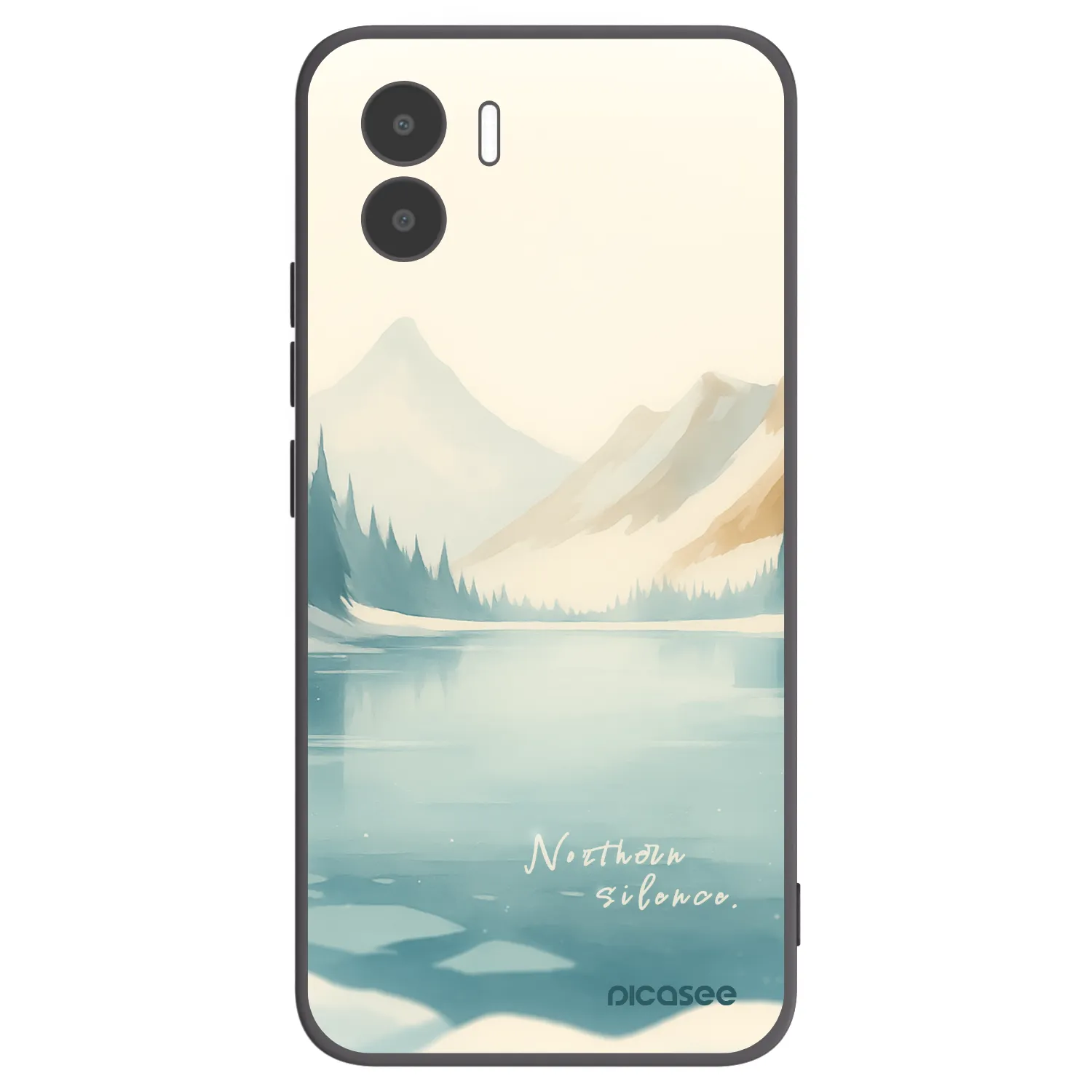 Picasee Xiaomi Redmi A2 Hülle - Schwarzes Silikon - NOTHERN SILENCE