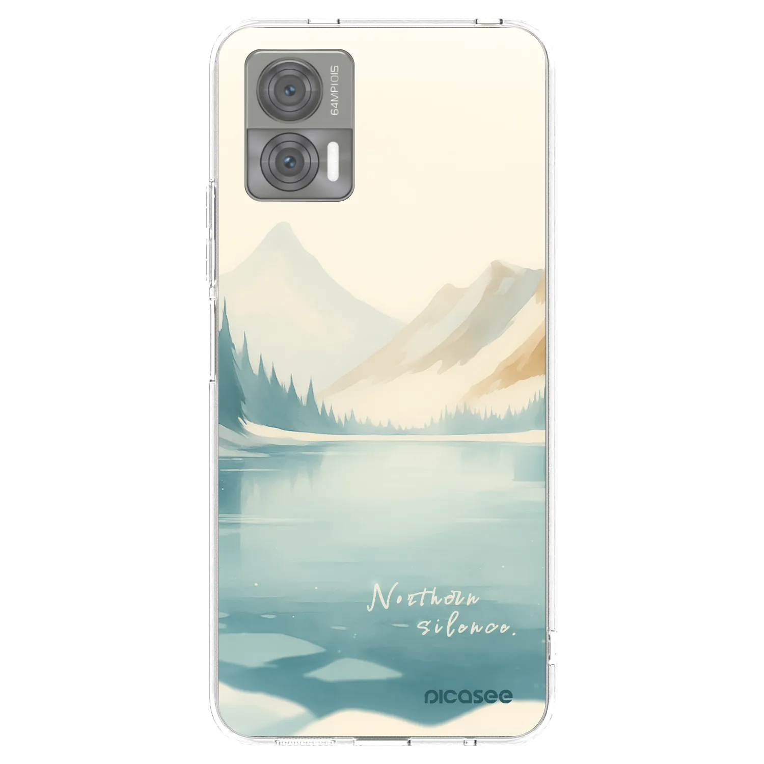 Picasee Motorola Edge 30 Neo Hülle - Transparentes Silikon - NOTHERN SILENCE